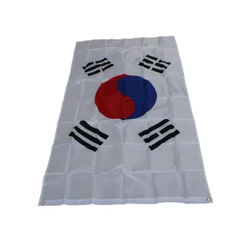 Liela Dienvidkorejas Karogu Poliestera korejas Nacionālās Banner 3x5ft Taegeukgi parāde/Festival/Home Decoration Jaunās modes