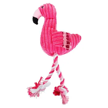Karsts Suns, Rotaļlietas, Rozā, Pildīti Kliedz Mīksto Flamingo Maziem Lieliem Suņiem Skaņas Kucēns, Rotaļlietas, Plīša Čīkstēt Flamingo Mājdzīvniekiem Rotaļlietas