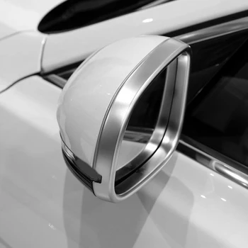 Ārējie Sānu Atpakaļskata Spoguļa Rāmja Apdari par Jaguar XE 15-16 / XF 11-16 un XJ/XJL 2010-2016 Auto Piederumi