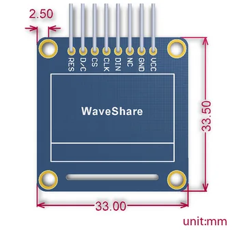 0.96 collu OLED (A),0.96 collu displejs,SPI/I2C interfeisu,horizontālās pinheader,SSD1306 čipu,Dzeltenā krāsā,Zilā krāsā,plats Redzams Leņķis