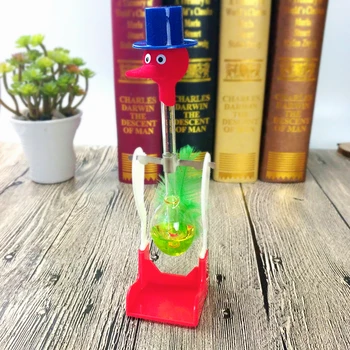 Radošā Non-Stop Šķidruma Dzeršanas Stikla Laimīgo Putnu Pīļu Bobbing Burvju Palaidnība Rotaļlieta iemācīs viņiem, fizika, videi draudzīgas un drošas