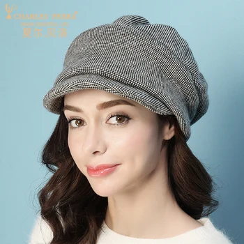 Charles Perra Zīmola Berete Sieviešu Rudens Ziemas Korejiešu Jaunā Versija Sieviešu Cepures Cepures Modes Saglabāt Siltu Gadījuma Spēles 9539