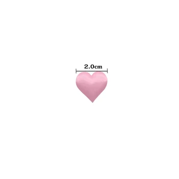 Chicinlife 100gab Mini 2.0 cm Audums Sirds Formas Kāzu Līgavas Dušas Konfeti Galda Partijas Apdare Valentīna Dienas Piegādes
