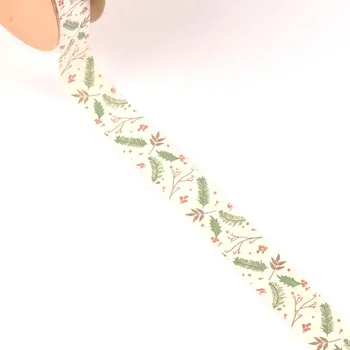 5 Metri Ziedu Apdrukāta Kokvilnas Mežģīnes, Lentes Multi Ziemassvētku Dizaina DIY Šūšanas Auduma Apdare Dāvanu Iesaiņojuma Rokdarbu C2186