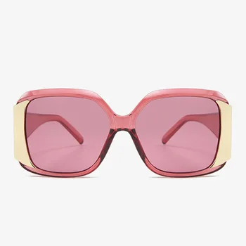 2019 Jaunu Modes Zīmolu, Dizaineru, Lielizmēra Kvadrātveida Saulesbrilles Sieviešu Vintage Skaidrs, Objektīva Tendence, Saules Brilles Sieviešu Oculos de sol