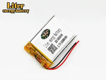 3.7 V litija polimēru baterija 503040 053040 Uzlādējams Li-Po Bateriju MP3 MP4 MP5 GPS Bluetooth DIY audio / Rotaļlietas 600MAH