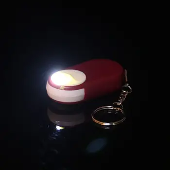Keychain Lupa Locīšanas 10X Lasīt Palielināmais Stikls ar Apgaismotāju LED Gaismas