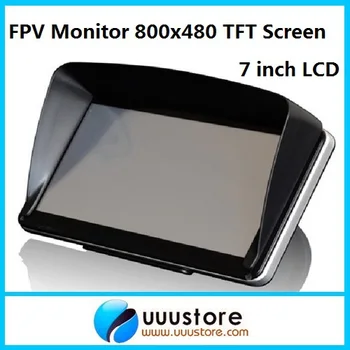 FPV 7 collu TFT LCD FPV 800 x 480 HD TFT Bule Ekrānu Monitors, Fotogrāfija, lai Zemes Stacijas ZMR250 QAV280 QAV250 LIDMAŠĪNAS RC AUTO