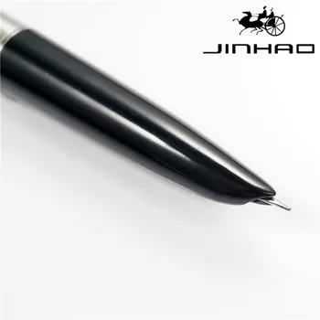 JINHAO 911 Strūklakas Pildspalvas Tintes Tērauda Finanšu Padoms 0.38 mm, ar Ļoti Smalku Kaligrāfija Pildspalvu Nib Nerūsējošā Studentu Rakstīšanas Rīku Birojs