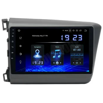 RoverOne Android 10 Octa Core Automašīnas Radio, GPS Par Honda Civic 2012 2013 Touchscreen Multimediju Atskaņotājs, Stereo Bluetooth