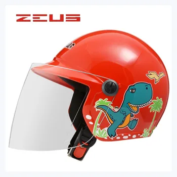 2018 jaunas bērnu ZEUS ZS-201 pusi sejas motociklu bērnu ķivere , rozā, sarkanā, zilā, dzeltenā motociklu, moto motokrosa ķiveres bērniem