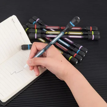 Svelme Rotējošo Lodīšu Pildspalvas Savukārt Vērpšanai Spēļu Pildspalvu Bērniem Gaismas Krāsains Spilgti LED Radošo Flash Dāvanu Rotaļlietas Skolas Piegāde