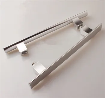 Augstas kvalitātes Alumīnija sakausējuma bīdāmo durvju rokturi gan 6-13mm dušas stikla durvis un 400-500mm ilgi ,C. C:280 300mm