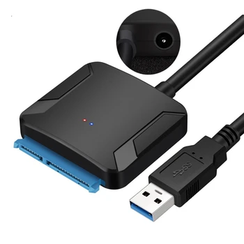 SATA USB 3.0 Ātri Pārvades Cieto Disku Converter Kabeļu Līnijas Adapteris