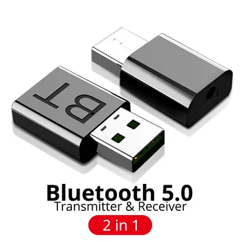 USB Bezvadu Bluetooth Adapteri A2DP 3.5 mm bluetooth raidītāju Mājās Automašīnas Komplektu AUX Audio Stereo Mūzikas Uztvērēju, Android vai IOS