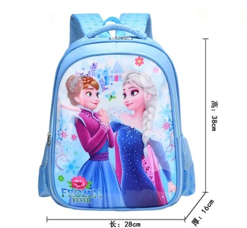 Disney Bērnu Schoolbag Pamatskolas Klašu 1-3 Zēni un Meitenes Karikatūra Auto Samazināts Kores Mugursoma bookbag saldēti princese