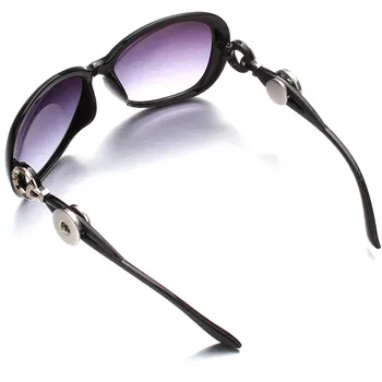 5 Krāsu Xinnver Snap Pogu, Saulesbrilles Retro Ovālas Brilles, Saulesbrilles, Briļļu Fit 18mm Snap Pogu Sieviešu Rotaslietas ZN053