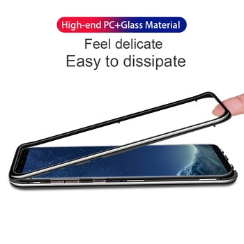 Pc Rūdīta Stikla ar Anti-fall Un Izturīgs 360° Pc Stikla Gadījumā, Kvalitātes Nodrošināšanu Samsung Note8,s8,s8 Plus,s9 s9 Plus