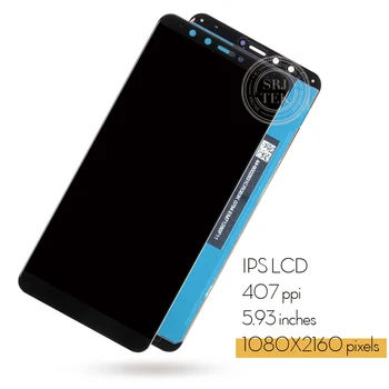 Par Huawei Y9 2018 LCD Displejs, Touch Screen Digitizer Montāža, Baudīt 8 Plus FLA L22 LX2 LX1 LX3 5.93 collu 1080*2160