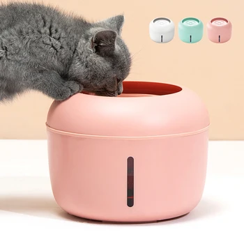 2.5 L Automātiska Kaķis Ūdens Strūklaka LED Elektriskā Izslēgtu Ūdens Padevē USB Suns Pet Dzērājs Bļodā Pet Dzeramā Dozatoru Kaķis Suns