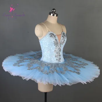 Deju Tutu Gaiši Zilā Balerīna Sniegumu Profesionālā Baleta Tutu Kostīmu Klasiskā baleta skatuves kostīmu Sievietēm