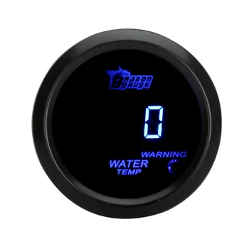 52 mm, Auto LED Digitālā Ūdens Temperatūras Rādītājs 40~120 Grādiem Ūdens Temperatūra Mērītājs
