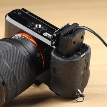 NP-FW50 Akumulatora Eliminator Dual USB Barošanas LĪDZSTRĀVAS Savienotāju Nomaiņa NP-FW50 Akumulatoru -Sony a5100 a6000 a7R Kamera