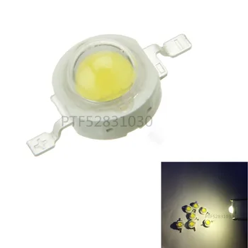 100 COB LED Spuldzes Mikroshēmu 1W 3W 3.2-3.6 V Input 100-220LM Mini LED Spuldzes, Diodes SMD REMONTDARBOS LED Prožektors Prožektors Downlight