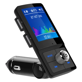 BC45 Bluetooth, MP3 Atskaņotājs Bezvadu FM Raidītājs USB Atbalsta SD Tf Karti LCD Displejs USB Auto Lādētājs iPhone Un Android