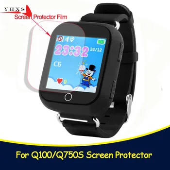 Skrāpējumiem izturīgs Anti-kritums sprādziendrošas Membrānu Stikla Ekrāna Filmu Aizsargs Q360 Q90 Q750 Q100 Bērnu Bērni Skatīties Smartwatch