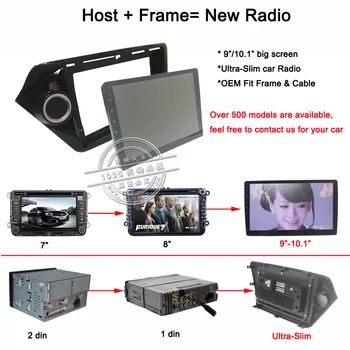 2 din Auto radio Centrs Stereo Audio Radio, DVD, GPS Plāksnes Panelis Rāmis Fascijas Nomaiņa Toyota Camry. Gadam Dash Komplekts