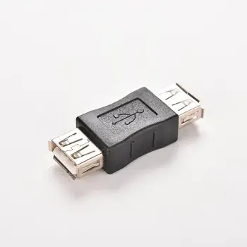 1PC Standarts USB 2.0 Plug Tipa Sieviete Sieviešu USB Kabeļa Adapteris Savienotājs Dzimumu Mainītājs Savienotājs DATORA, Datoru, Multimediju