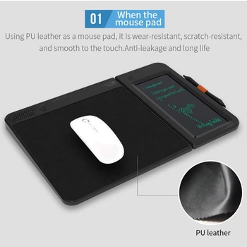 LCD Rakstiski Tabletes ar Peles Paliktņa un Bluetooth Skaļruņa Funkciju Rakstiski Tabletes Digitālās Zīmēšanas Tāfeles Birojam