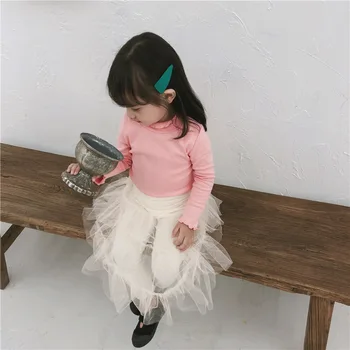 Meitene Bikses Līdz 2018. Gada Rudenī Jaunu Jauki Acs Raibs Bikses Meitene Stulpiņi Bikses Bērnu Meitene Princesss Stila Bikses Zīdaiņu Apģērbu