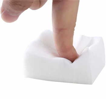 Karstā pārdošanas 1packs 900pcs mīkstu kokvilnas balta nagu laka noņemšanas salvetes skaidrs, šķiedru nesaturošie papīra pad nagu tīrīšanu izmantot pirkstu nagus