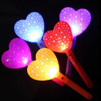 Mīlestība Sirdī, LED, kas Mirgo Nūjas Kvēlojošs Nūjas Bērniem Gaismas-Up Rotaļlietas Halloween Mirdzumu Grupa Krājumi