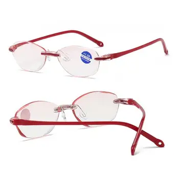 Bez Apmales Lasīšanas Brilles Sievietēm Presbyopic Brilles +2.00 +3.00 Vasos Retro Brilles De Grau Feminino Recepšu Brilles