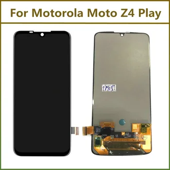LCD Displejs Priekš Motorola Moto Z4 Spēlēt LCD skārienekrānu, Digitizer Montāža Moto Z4play XT1980-3 LCD Displejs