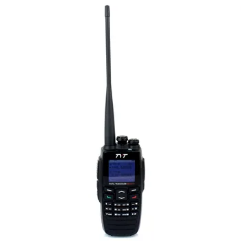 2GAB/DAUDZ DMR Digitālo TYT DM-UVF10 Portatīvās Walkie Talkie Dual Band UV 136-174/400-470Mhz Jauda 5W divvirzienu Radio Drošības