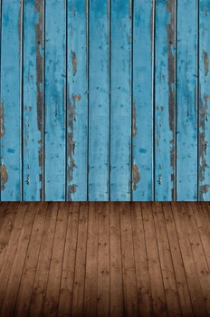 Jaunu Ierodas Karstā Pārdošanas zils koka grīda, Mākslas audums, Foto Studija Backdrops PC Krāsotas bērnu Fona sienas XT-3627