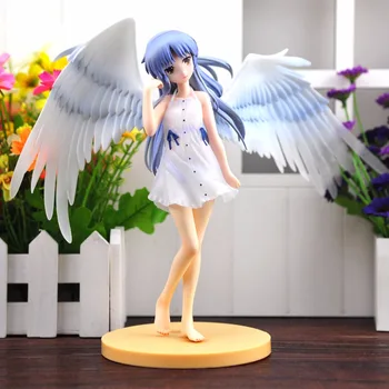 Spēle Jauki Anime Tachibana Kanade PVC Rīcības Attēls Modelis Interjera priekšmeti Angel Beats 22 CM rotaļlietas lelle bērnu dāvanu kolekcija