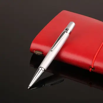 Luksusa Mini Metāla Lodīšu Pildspalva Rullīšu 1.0 mm Melna Tinte Biznesa Skolas Piederumi PXPA