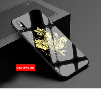 Melnā zelta ziedu, ziedu rožu Luksusa rūdītā stikla tālrunis lietā Par iPhone 5 5S 6 6plus 7 7plus 8 8plus iPhone X XR XS Maks.