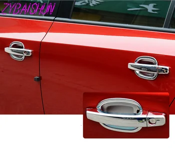Auto ABS apdares Chrome apdare auto durvju rokturi vāka uzlīmes ārējās apdares produktiem, piederumi Chevrolet Cruze Opel Mokk