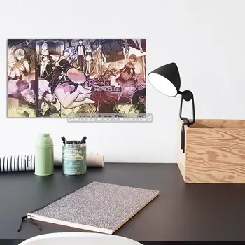 Audekls Anime Rem Bildes Mājas Apdare Gleznas Plakāts HD Izdrukas Sienas Mākslas Moduļu Dzīvojamā Istaba Rāmjiem
