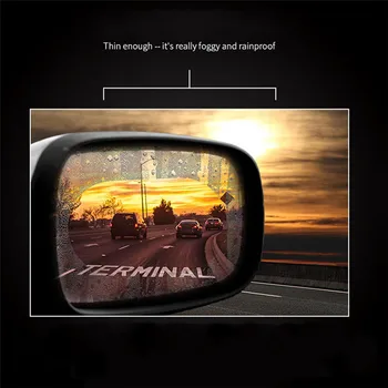 CARPRIE Automašīnas Vējstikla Anti-Miglas Ūdensizturīgs Anti-Augsta Gaismas Mazgājams Spoguļi Plēves Droši Un Praktiski Piederumi