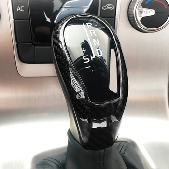 Volvo XC60 V40 V60 S60 S80 2013-2018 Oglekļa Šķiedras Pārnesumu Pārslēgšanas Poga Vāka Apdare Automašīnas salona Piederumi