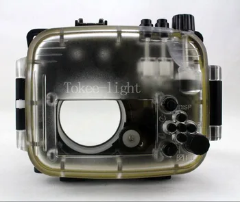 Zemūdens Ūdensizturīgs Korpuss Niršanas Fotokameras soma Soma SONY NEX 5R 5T Nex-5R 5T fit 16-50mm objektīvs, ar Roku Rokturis