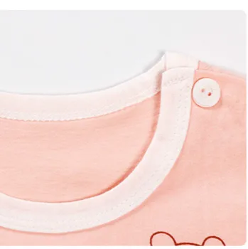 2gab/set Vasaras Kokvilnas Modes Ballon Īsām piedurknēm T-krekls+Šorti Tērpiem Jaundzimušo Bērnu Zēnu Drēbes Uzvalku Meiteņu Tērpiem 12M24M3T