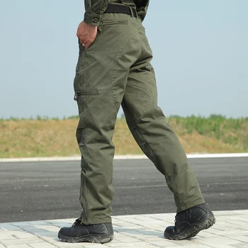 Taktiskās Bikses Vīriešu Militārā StyleTrousers Armijas Īpašo Spēku Karavīri Kravas Camo Bikses Plus Lieluma Kokvilnas Kaujas Bikses